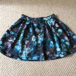 Express Floral Skirt